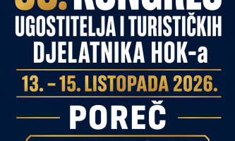 Poziv na 38. Kongres ugostitelja i turističkih djelatnika Hrvatske obrtničke komore